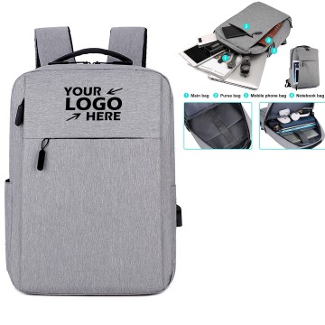 Laptop Backpack with USB Charging Port